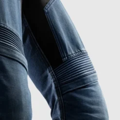 Jeansy motocyklowe REBELHORN EAGLE 4 SLIM WASHED BLUE niebieski