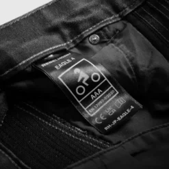 Jeansy motocyklowe REBELHORN EAGLE 4 SLIM BLACK czarny