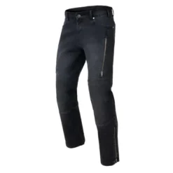 Jeansy motocyklowe REBELHORN HAWK III REGULAR FIT WASHED BLACK czarny