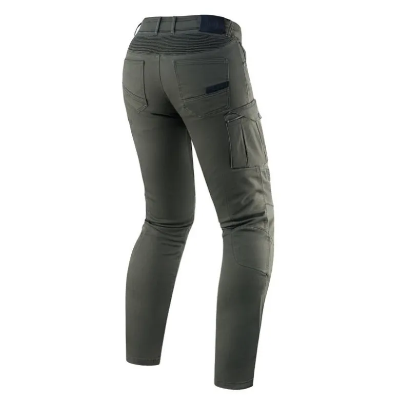 Jeansy motocyklowe REBELHORN VANDAL TWILL OLIVE zielony