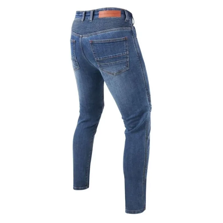 Jeansy motocyklowe REBELHORN EAGLE III SLIM FIT WASHED BLUE niebieski