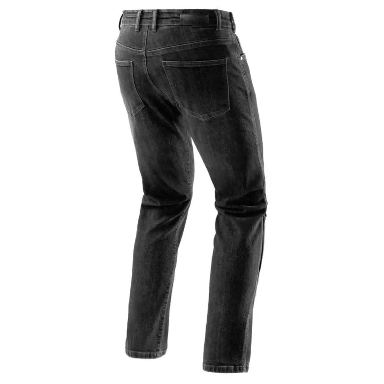 Jeansy motocyklowe REBELHORN CLASSIC MONOLAYER WASHED BLACK czarny