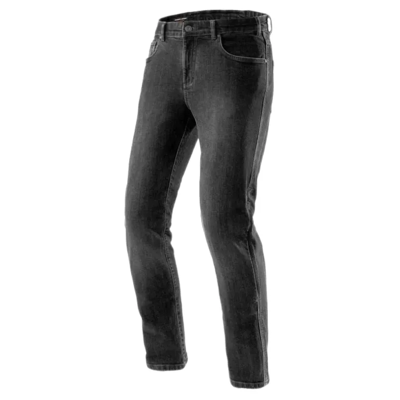 Jeansy motocyklowe REBELHORN CLASSIC MONOLAYER WASHED BLACK czarny