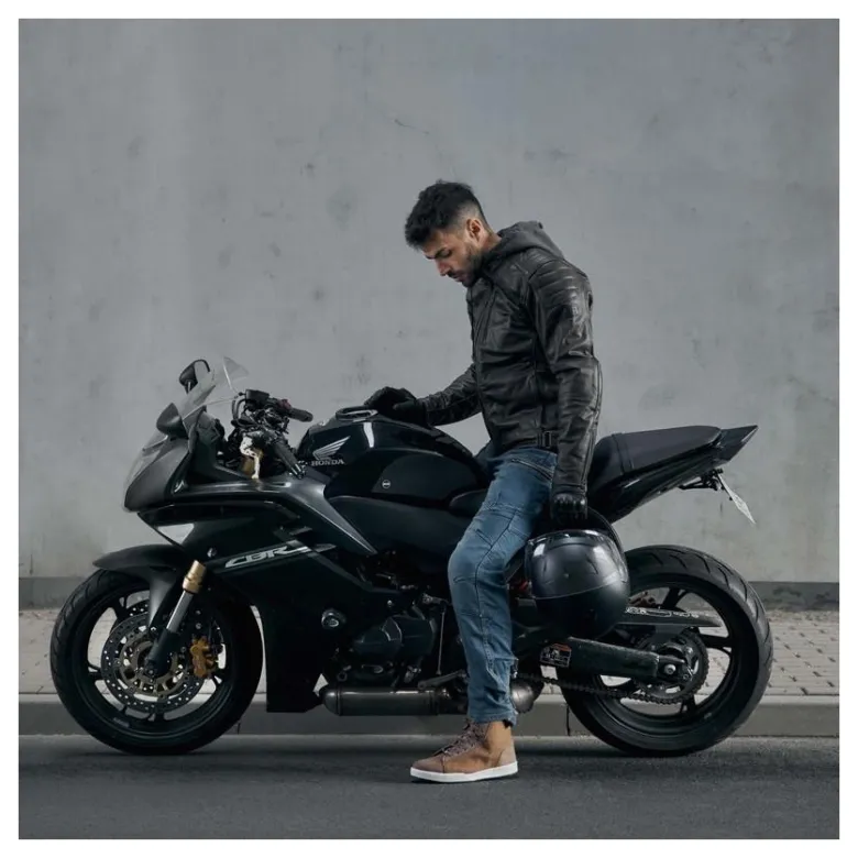 Jeansy motocyklowe REBELHORN URBAN III CLASSIC BLUE niebieski