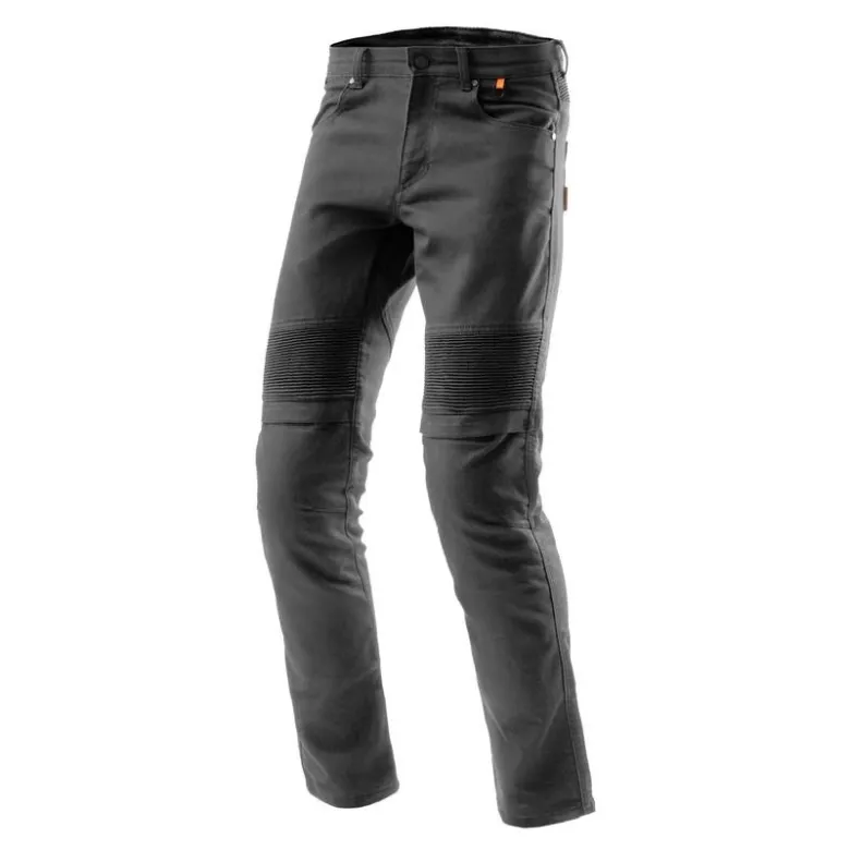 Jeansy motocyklowe REBELHORN REVOLT MONOLAYER BLACK czarny