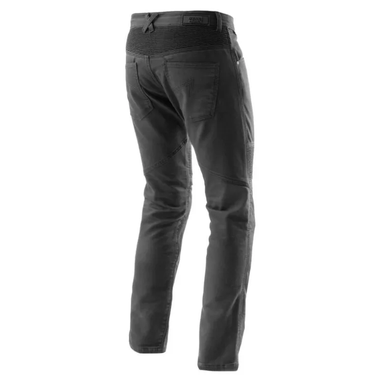 Jeansy motocyklowe REBELHORN REVOLT MONOLAYER BLACK czarny