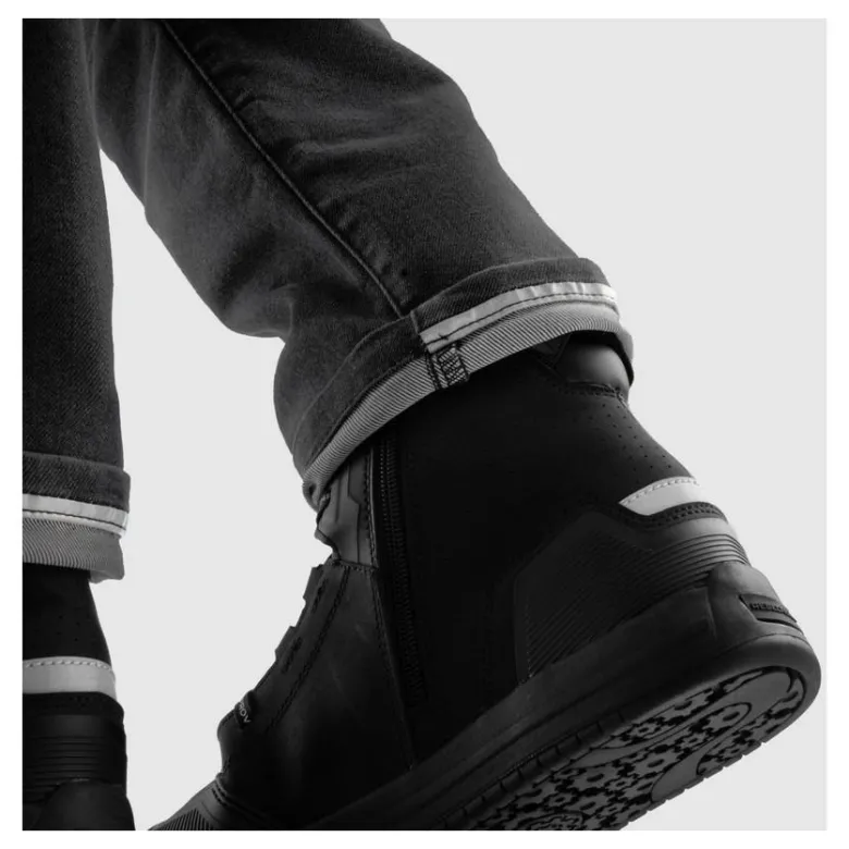 Jeansy motocyklowe REBELHORN REVOLT MONOLAYER BLACK czarny