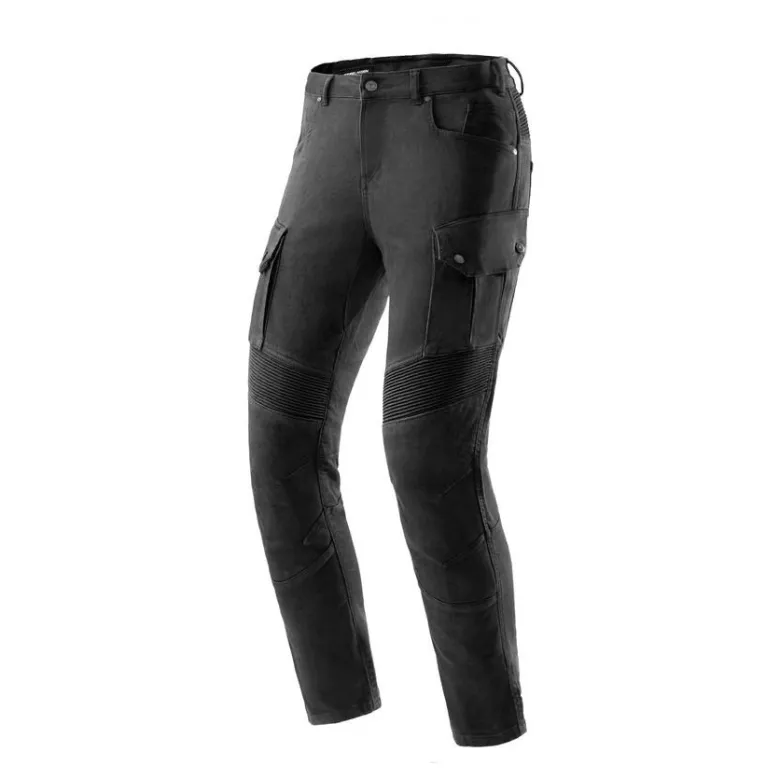 Jeansy motocyklowe REBELHORN FASTER BLACK czarny
