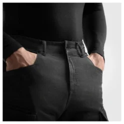 Jeansy motocyklowe REBELHORN FASTER BLACK czarny