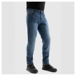 Jeansy motocyklowe REBELHORN BRONCO MONOLAYER WASHED BLUE niebieski