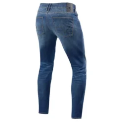 Jeansy motocyklowe REVIT CARLIN SK MEDIUM BLUE USED niebieski