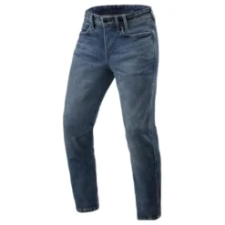 Jeansy motocyklowe REVIT DETROIT 3 TAPERED DARK BLUE USED niebieski
