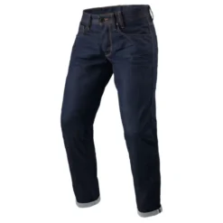 Jeansy motocyklowe REVIT LEWIS SELEVEDGE DARK BLUE niebieski