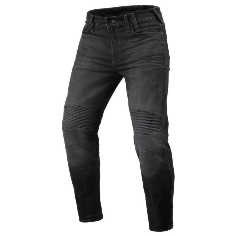 Jeansy motocyklowe REVIT MOTO 2 DARK GREY USED szary