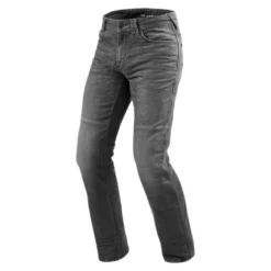 Jeansy motocyklowe REVIT PHILLY 2 DARK GREY USED szary