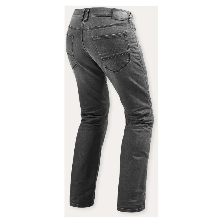 Jeansy motocyklowe REVIT PHILLY 2 DARK GREY USED szary