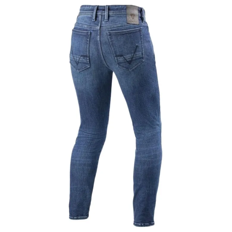 Jeansy motocyklowe REVIT PISTON 3 Medium Blue Used niebieski
