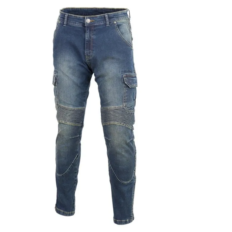 Jeansy motocyklowe SECA SQUARE BLUE niebieski
