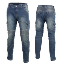 Jeansy motocyklowe SECA SQUARE BLUE niebieski
