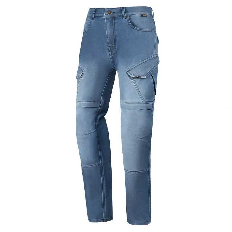 Jeansy motocyklowe SECA SQUADRON BLUE niebieski