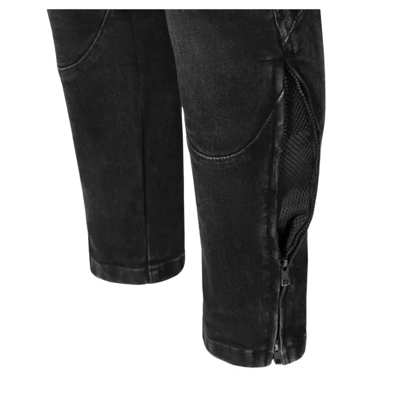 Jeansy motocyklowe SECA SQUARE II BLACK czarny