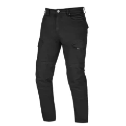 Jeansy motocyklowe SECA SQUADRON SHORT BLACK czarny