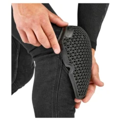 Jeansy motocyklowe SHIMA DEVON MEN BLACK czarny