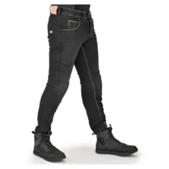 Jeansy motocyklowe SHIMA DEVON MEN BLACK czarny