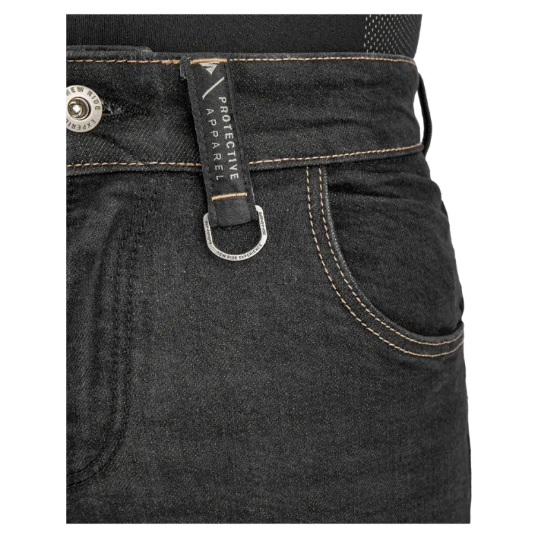 Jeansy motocyklowe SHIMA DEVON MEN BLACK czarny