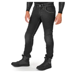 Jeansy motocyklowe SHIMA DEVON MEN BLACK czarny