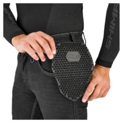 Jeansy motocyklowe SHIMA DEVON MEN BLACK czarny
