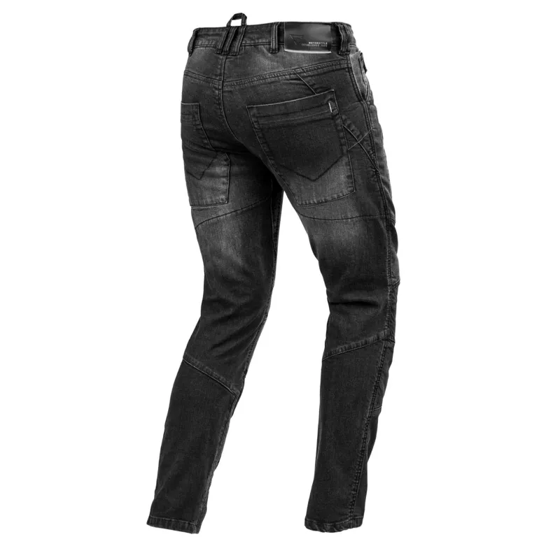 Jeansy motocyklowe SHIMA GHOST BLK czarny