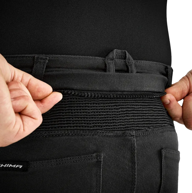 Jeansy motocyklowe SHIMA GIRO 3.0 BLACK czarny
