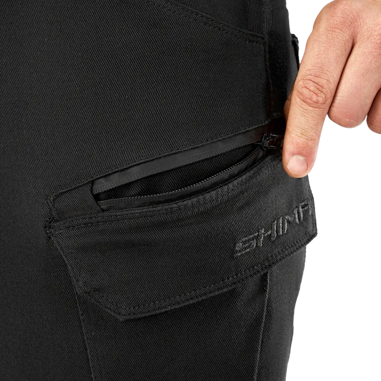 Jeansy motocyklowe SHIMA GIRO 3.0 BLACK czarny
