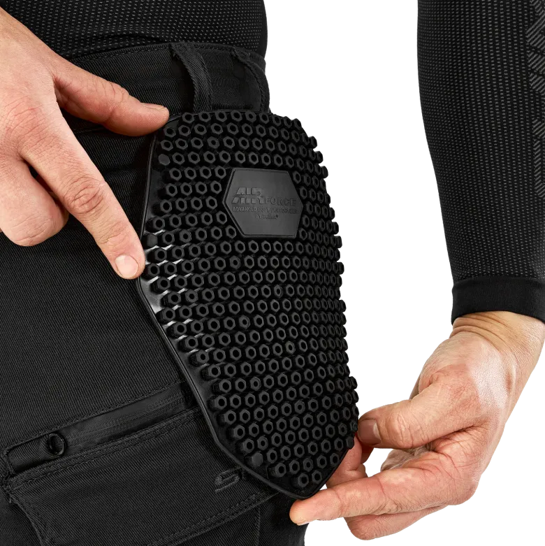 Jeansy motocyklowe SHIMA GIRO 3.0 BLACK czarny