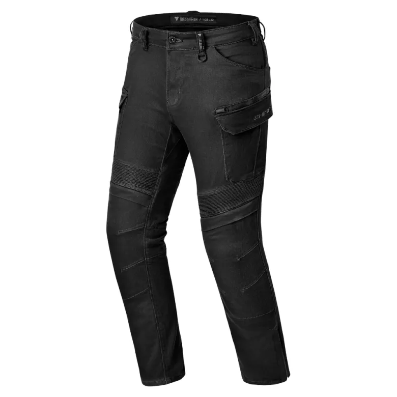 Jeansy motocyklowe SHIMA GIRO 3.0 BLACK czarny