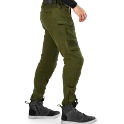 Jeansy motocyklowe SHIMA GIRO 3.0 KHAKI zielony