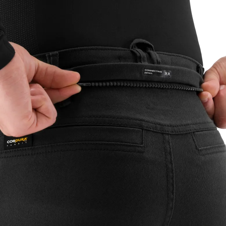 Jeansy motocyklowe SHIMA RECON BLACK czarny