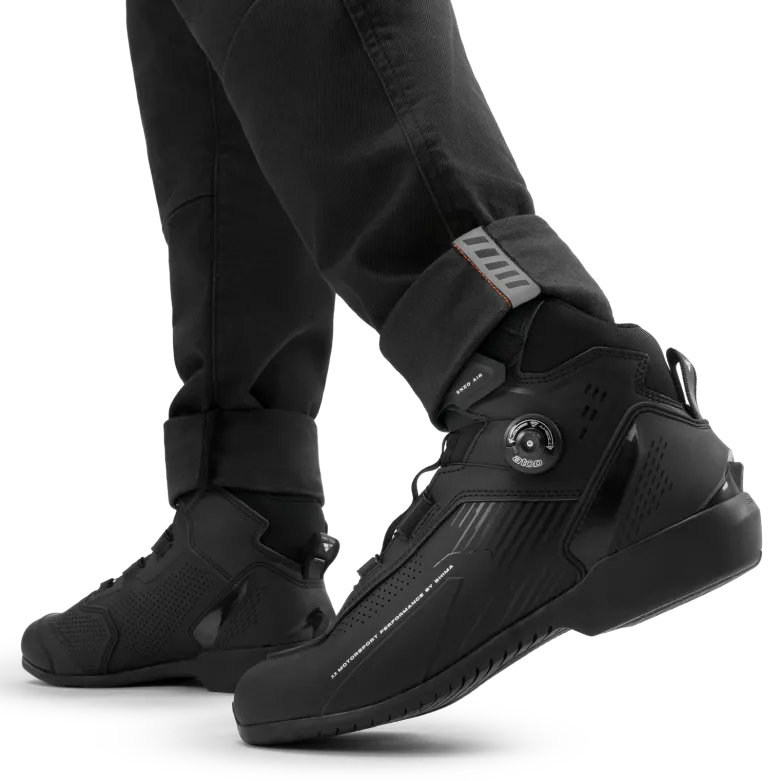 Jeansy motocyklowe SHIMA RECON BLACK czarny