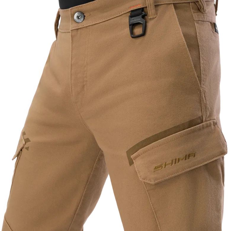 Jeansy motocyklowe SHIMA RECON SAND beżowy