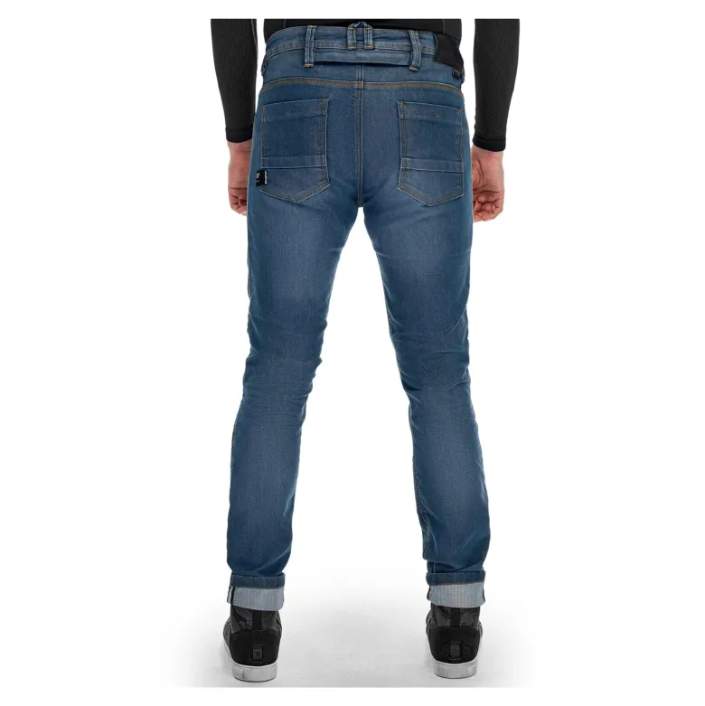 Jeansy motocyklowe SHIMA RIDGE BLUE niebieski