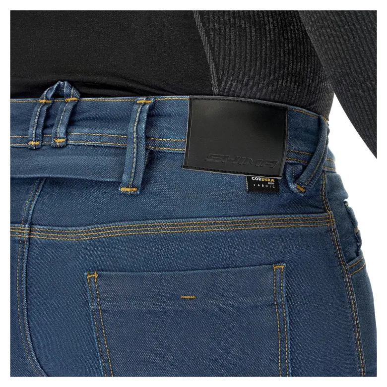 Jeansy motocyklowe SHIMA RIDGE BLUE niebieski