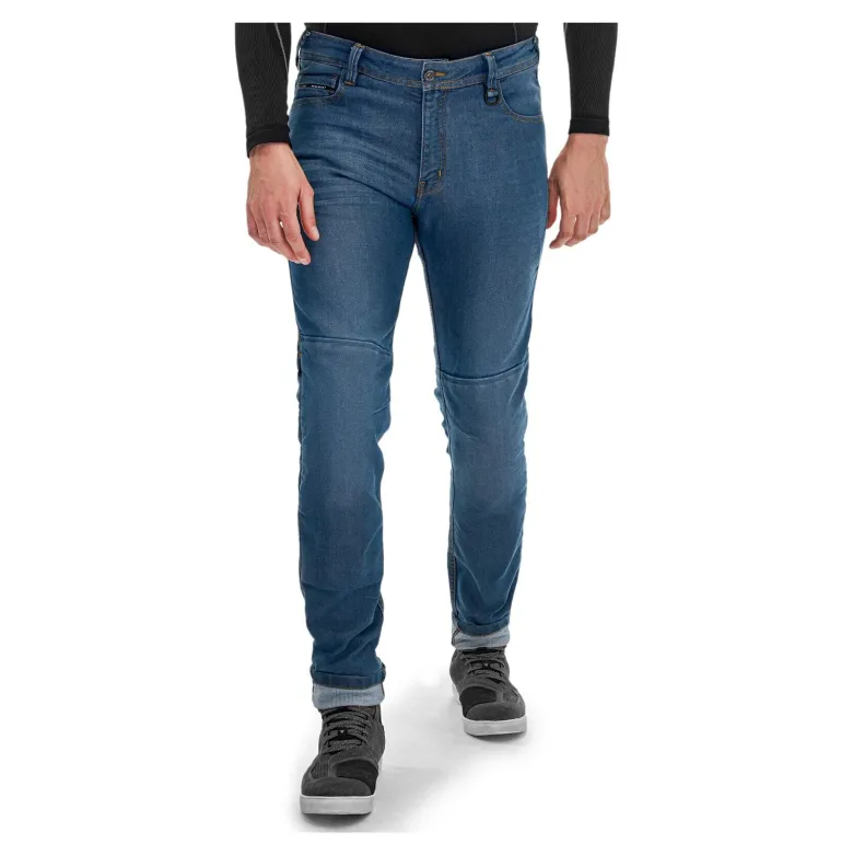 Jeansy motocyklowe SHIMA RIDGE BLUE niebieski