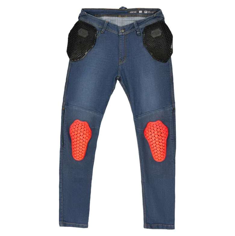 Jeansy motocyklowe SHIMA RIDGE BLUE niebieski