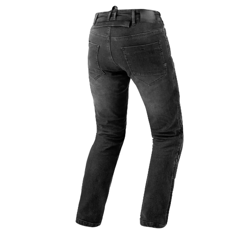 Jeansy motocyklowe SHIMA RIDER BLACK czarny