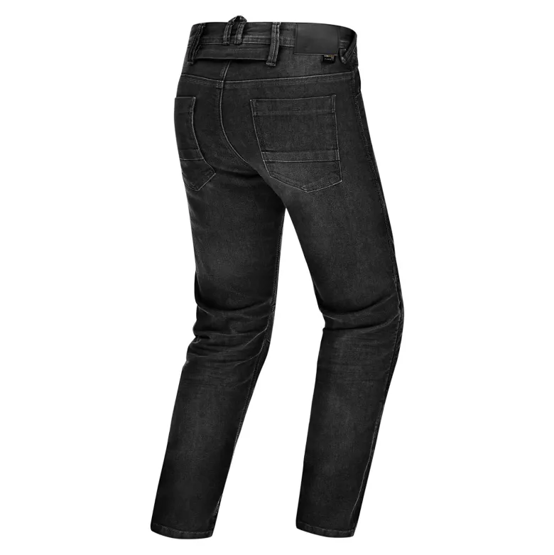 Jeansy motocyklowe SHIMA RIDGE BLACK czarny