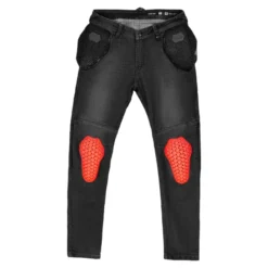 Jeansy motocyklowe SHIMA RIDGE BLACK czarny