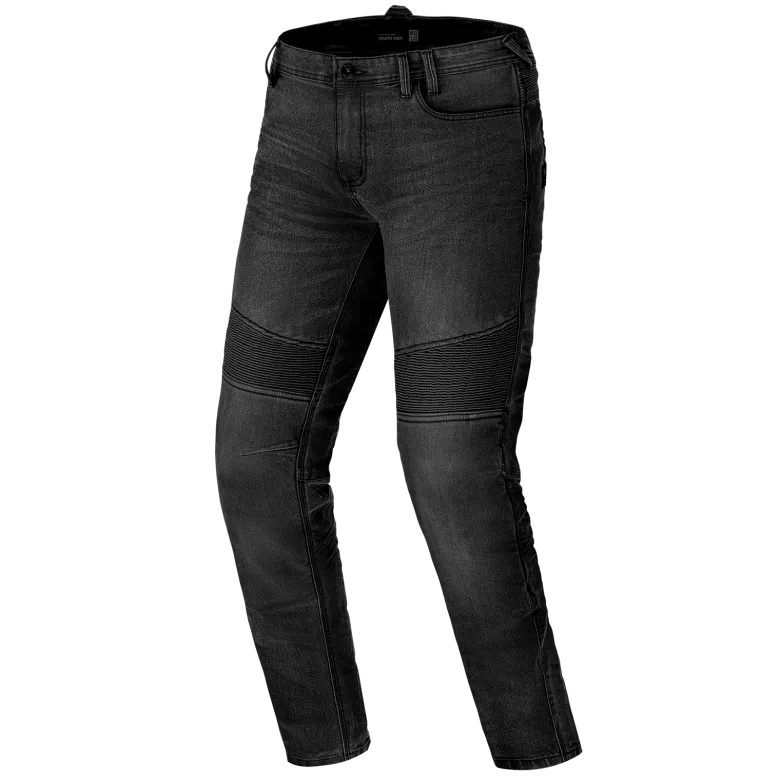 Jeansy motocyklowe SHIMA ZENITH BLACK czarny