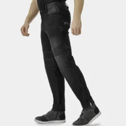 Jeansy motocyklowe SHIMA ZENITH BLACK czarny