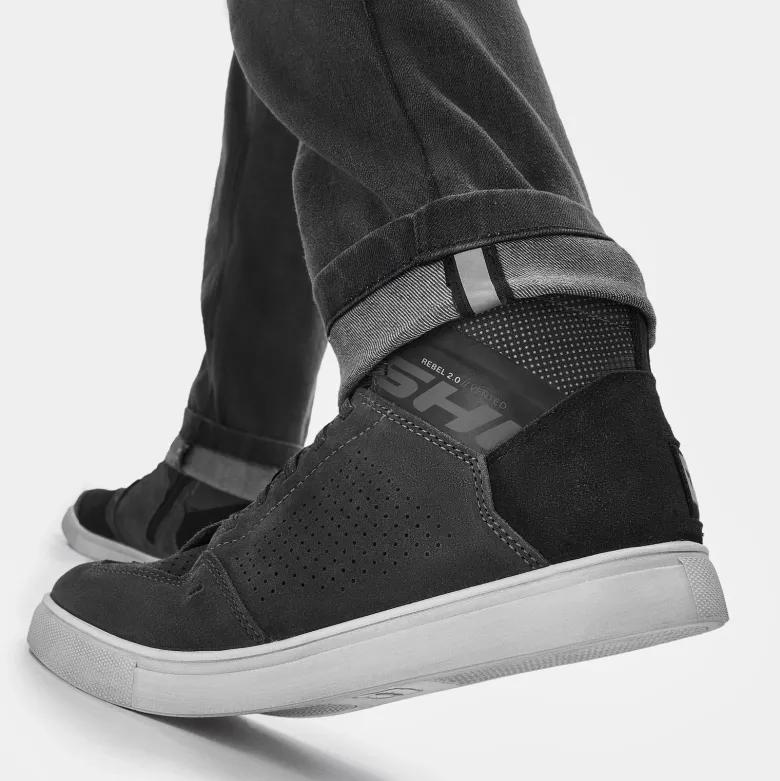 Jeansy motocyklowe SHIMA ZENITH BLACK czarny